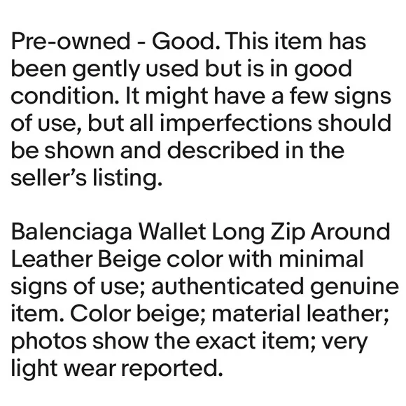 Balenciaga Peach Leather Wallet - Picture 12 of 12